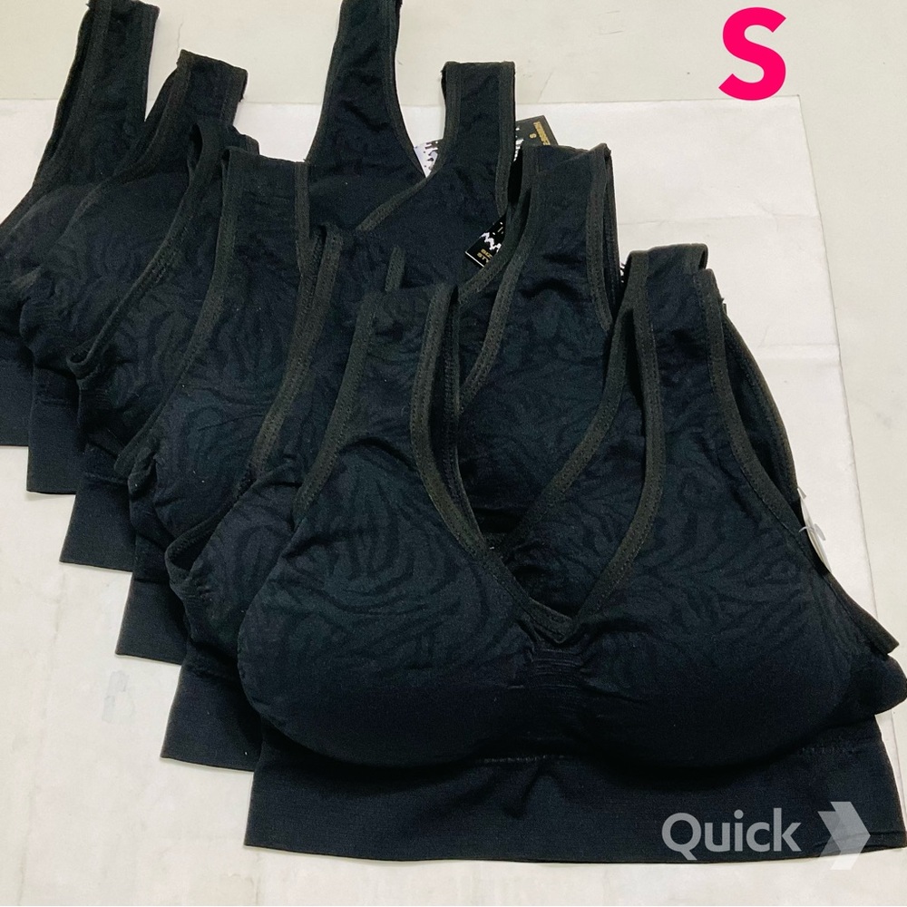 S - NWT 6 pcs Wireless Sports Bralettes Bras